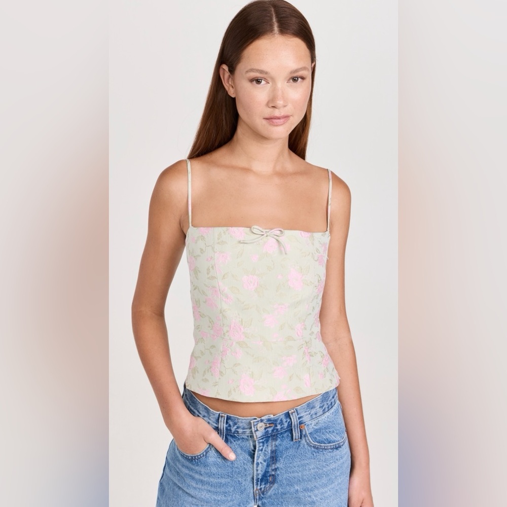 Sandy Liang Green Hunter Top